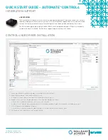 rollease acmeda AUTOMATE CONTROL4 Quick Start Manual preview