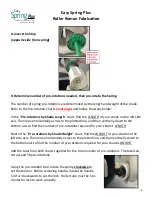 Preview for 8 page of rollease acmeda Easy Spring Plus Fabrication Instructions