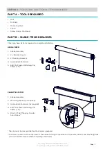 Предварительный просмотр 3 страницы rollease acmeda Easy Spring Ultra Skyline Installation Manual