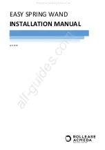 rollease acmeda Easy Spring Wand Installation Manual preview