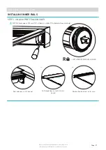 Предварительный просмотр 9 страницы rollease acmeda Zipscreen-Skylight Installation Manual