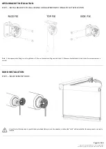 Предварительный просмотр 3 страницы rollease acmeda ZIPSCREEN Installation Manual