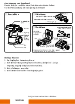 Предварительный просмотр 4 страницы Rollei 20933 Instructions Manual