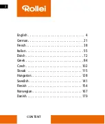 Preview for 2 page of Rollei 40337 User Manual