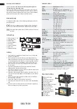 Предварительный просмотр 4 страницы Rollei Actioncam 11s Plus User Manual