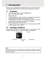 Предварительный просмотр 8 страницы Rollei CARDVR-318 User Manual