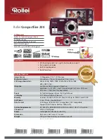 Preview for 1 page of Rollei COMPACTLINE 200 Datasheet