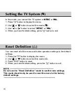 Предварительный просмотр 36 страницы Rollei d330 User Manual