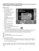 Предварительный просмотр 76 страницы Rollei dc3100 User Manual