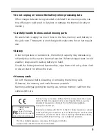 Предварительный просмотр 9 страницы Rollei dsx410 Instruction Manual