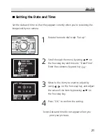 Предварительный просмотр 21 страницы Rollei dsx410 Instruction Manual