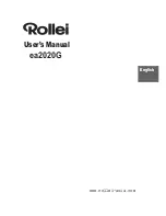 Rollei ea2020G User Manual preview
