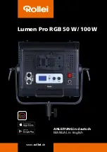 Rollei Lumen Pro RGB 100 W Manual предпросмотр