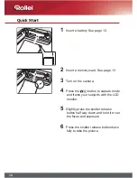 Предварительный просмотр 10 страницы Rollei RCP-8325X User Manual