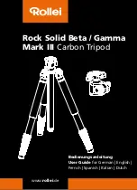 Rollei Rock Solid Beta MK III User Manual preview