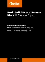 Rollei Rock Solid Beta User Manual preview