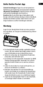 Preview for 13 page of Rollei Steady Butler Pocket User Manual