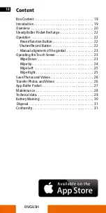 Preview for 18 page of Rollei Steady Butler Pocket User Manual