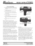 Rollei super-8 Operating Manual preview