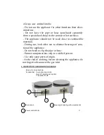 Предварительный просмотр 13 страницы Roller Grill CDG 350 Instructions For Use And Installation