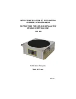 Roller Grill CVE 400 Instructions For Use And Installation предпросмотр