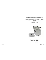 Preview for 1 page of Roller Grill FD 80 DR Instructions For Use & Installation