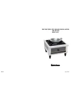 Предварительный просмотр 1 страницы Roller Grill GAR 14 XL Instructions For Use & Installation