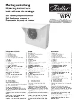 Roller Silent-Line WPV Series Mounting Instructions preview