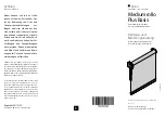 Предварительный просмотр 1 страницы Rollos Medium Plus Basis Assembly And Operating Instructions