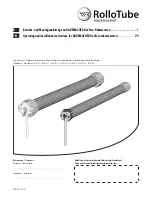 Preview for 1 page of RolloTube Rademacher DuoFern Operating And Installation Instructions