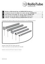 RolloTube RADEMACHER Series Operating And Assembly Manual preview