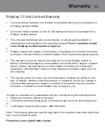 Preview for 23 page of Rollplay 12V Jaguar CX-75 Owner'S Manual And Assembly Instructions