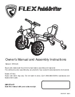 Preview for 1 page of Rollplay FLEX PEDAL DRIFTER Owner'S Manual And Assembly Instructions