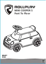 Rollplay MINI COOPER S Foot To Floor Manual preview
