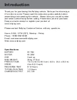 Предварительный просмотр 2 страницы Rollplay PORSCHE MACAN TURBO W416AC Owner'S Manual And Assembly Instructions