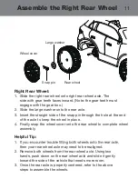 Предварительный просмотр 11 страницы Rollplay PORSCHE MACAN TURBO W416AC Owner'S Manual And Assembly Instructions