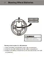Предварительный просмотр 17 страницы Rollplay W421 Owner'S Manual And Assembly Instructions