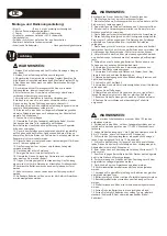 Preview for 12 page of Rollplay W421E Instruction Manual For Assembly And Use