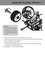 Предварительный просмотр 13 страницы Rollplay W461-G Owner'S Manual And Assembly Instructions