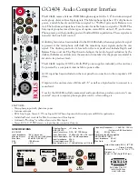 Rolls GCI404 Specifications preview