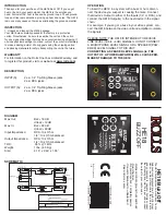 Rolls HE18 Buzz Off User Manual preview