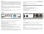 Preview for 2 page of Rolls HR70 Quick Start Operation Manual