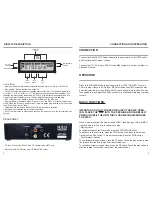 Preview for 3 page of Rolls HR72 - MANUEL 2 Quick Start Operation Manual