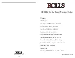 Preview for 1 page of Rolls HRD342 Quick Start Manual