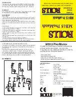 Rolls MB15 - MANUEL 2 Manual preview