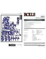 Preview for 1 page of Rolls Mic/Source Mixer RM67 Quick Start Manual