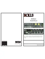 Rolls MX422 Quick Start Manual preview