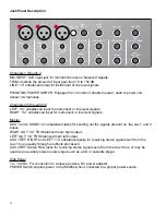 Предварительный просмотр 4 страницы Rolls MX902 Owner'S Manual