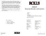 Preview for 1 page of Rolls PM55P Quick Start Manual