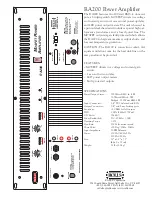 Rolls RA200 Specifications предпросмотр